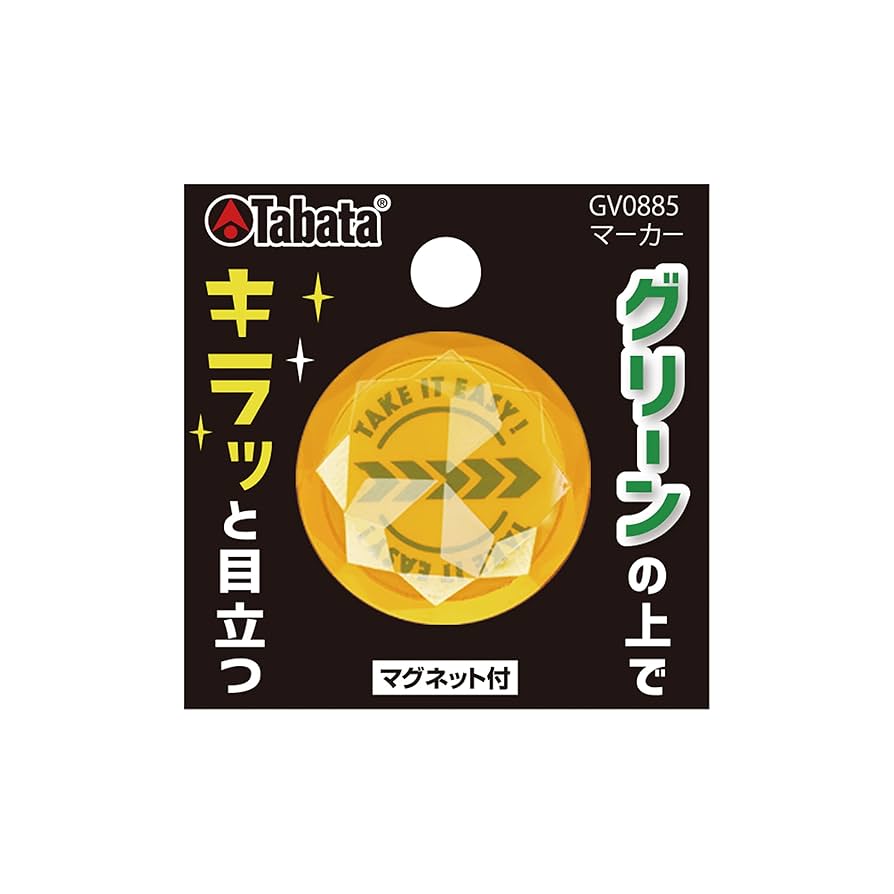 ゴルフマーカー W SMILEY GOLF MARKER / 蛍光 ゴルフ マーカー | EUROZ GOLF